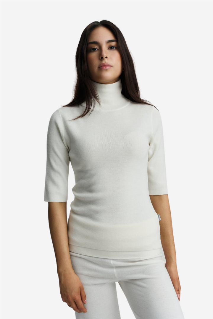 ella&il Topper & t-skjorter Melly Merino Tee White