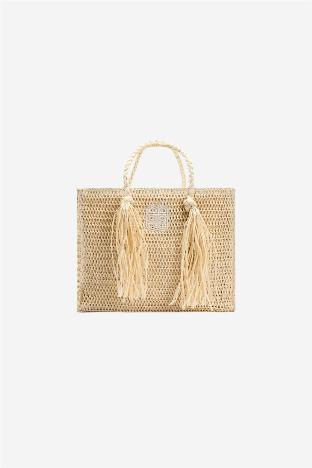 ella&il Vesker Rikke Straw Bag Beige