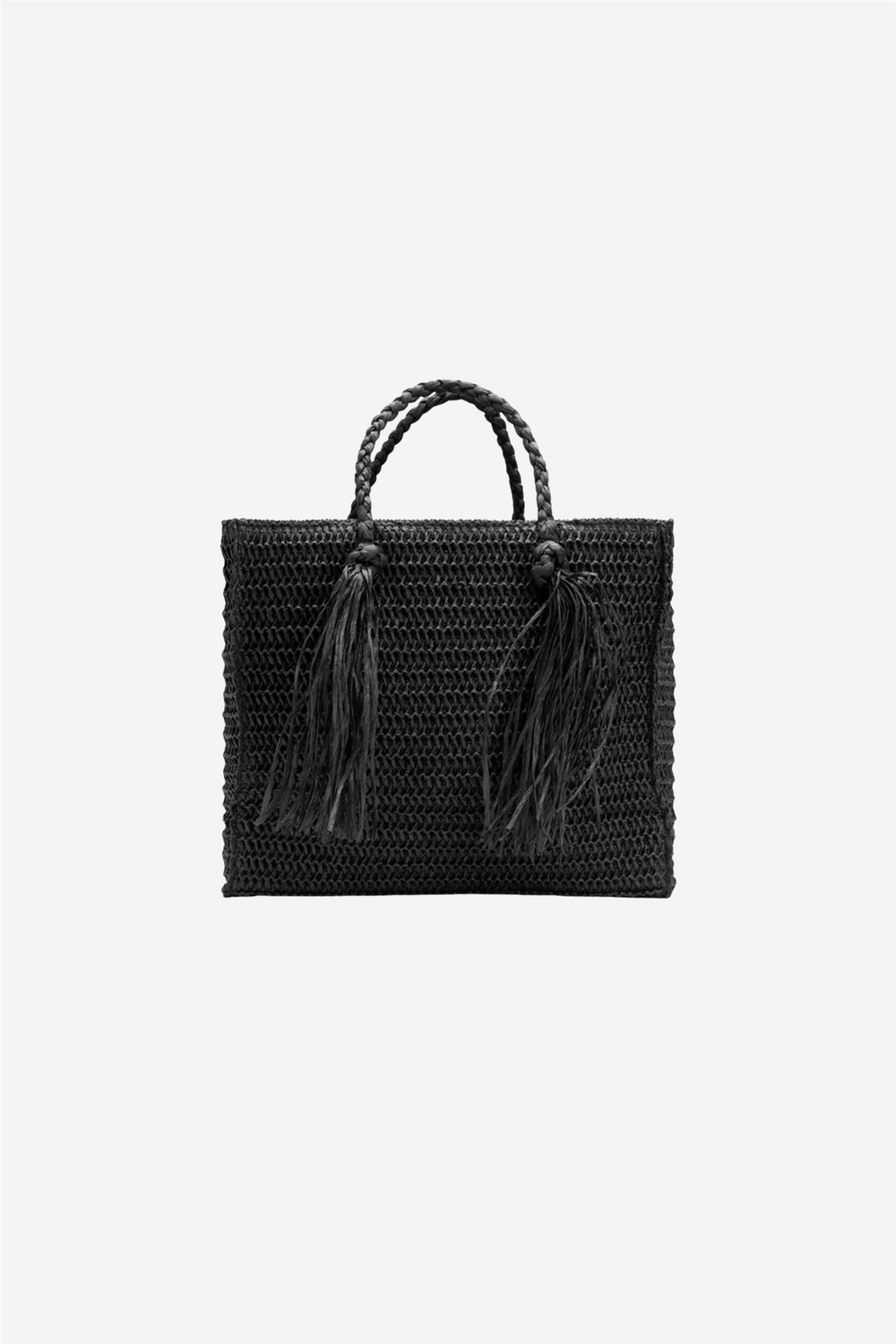 ella&il Vesker Rikke Straw Bag Black