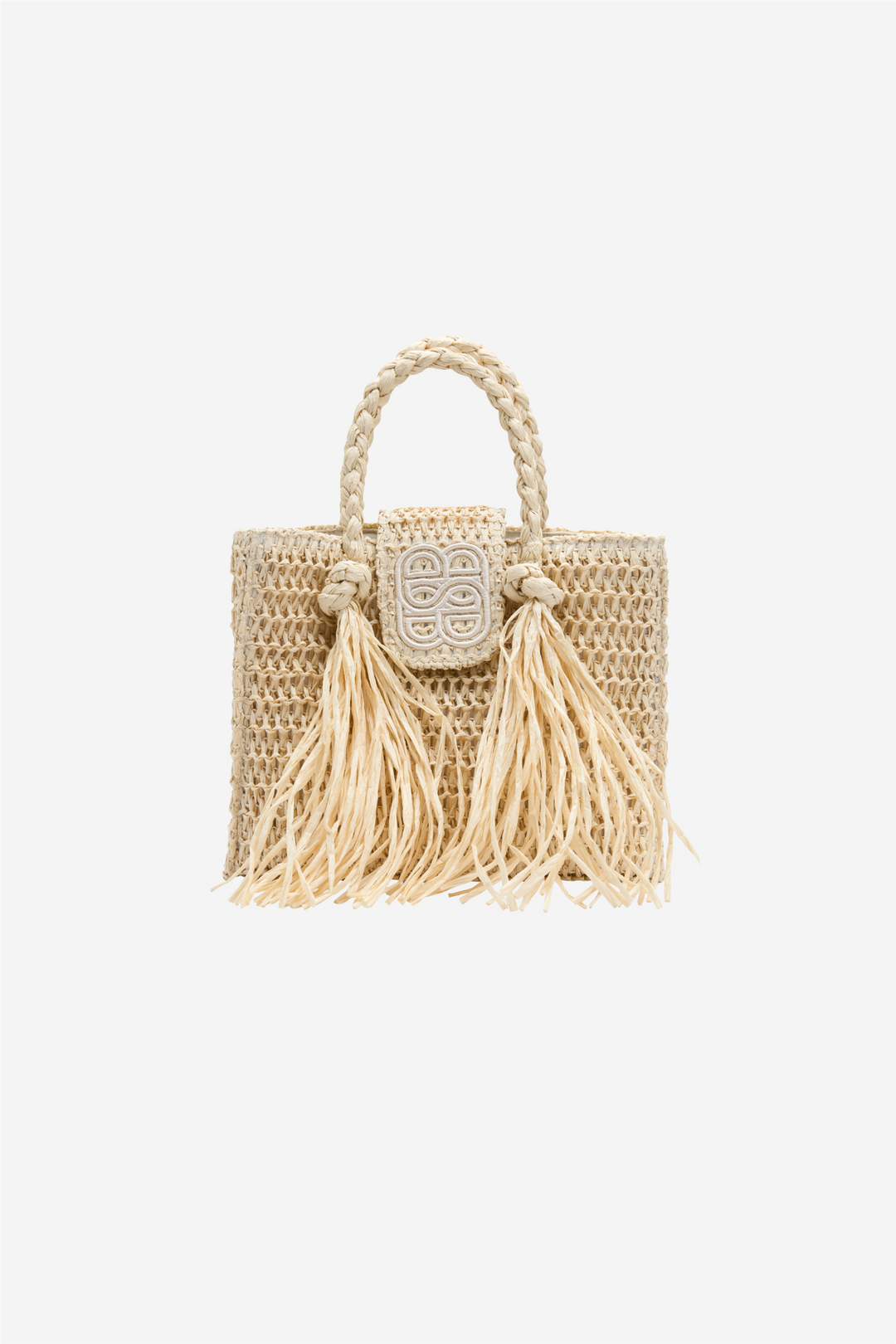 ella&il Vesker Sigrid Straw Bag Beige