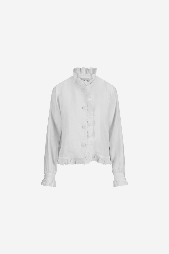 ella&il Yttertøy Betty Linen Jacket White