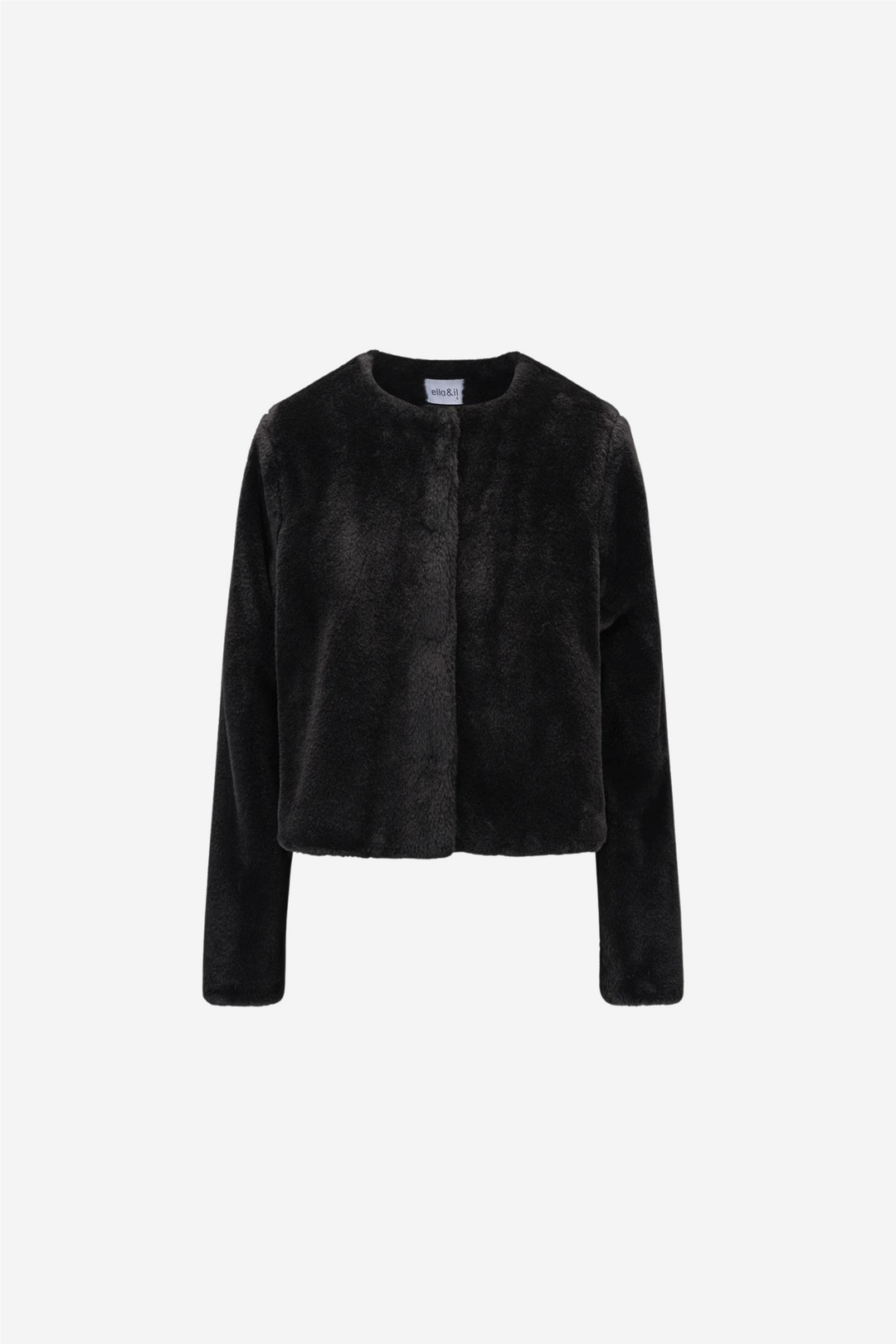 ella&il Yttertøy Carro Fake Fur Jacket Black