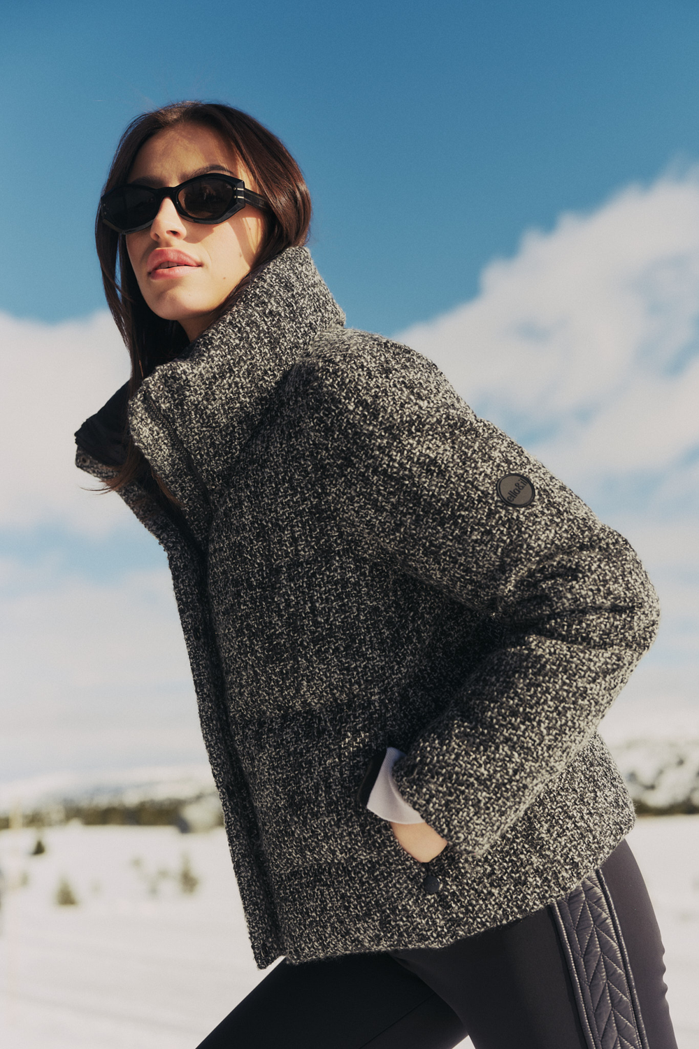 ella&il Yttertøy Indie Tweed Jacket White/Black