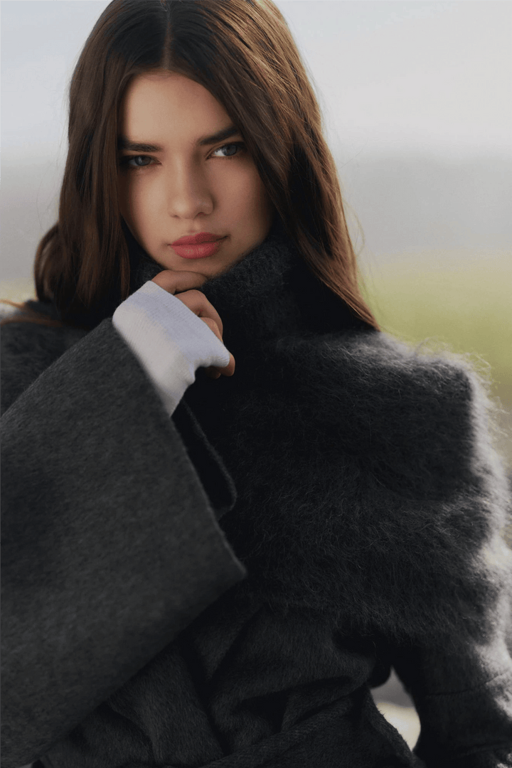 ella&amp;il Yttertøy Sylvia Chunky Neck Charcoal