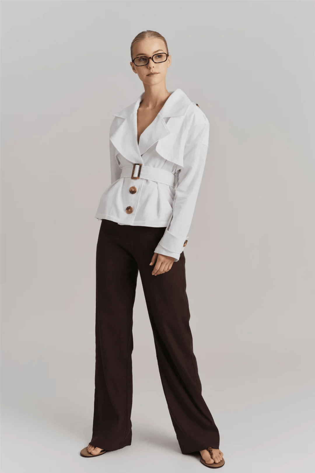 ella&amp;il Yttertøy Tilla Linen Jacket White