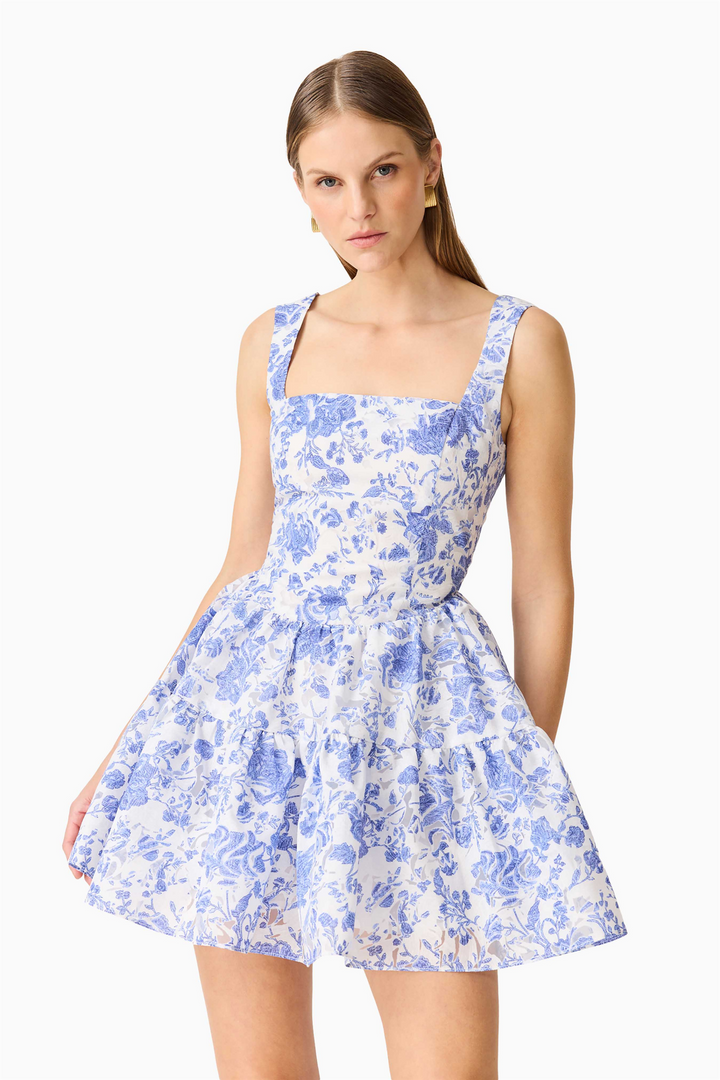 Elliatt Kjoler & jumpsuits Elin A Line Mini Dress Whiteblue