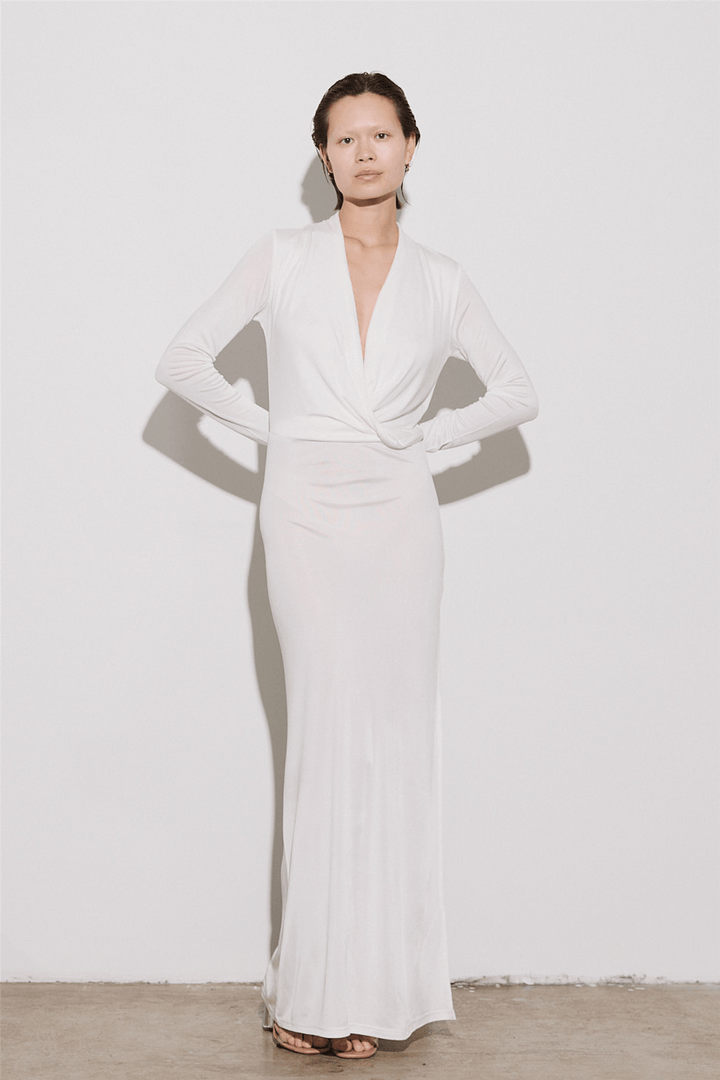Envelope 1976 Kjoler & jumpsuits Opening Dress White
