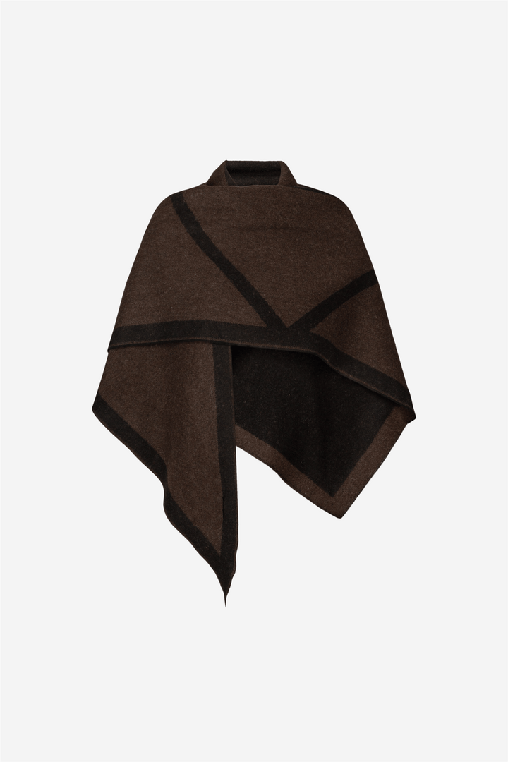 Envelope 1976 Tilbehør Triangle Scarf Tobacco/Black