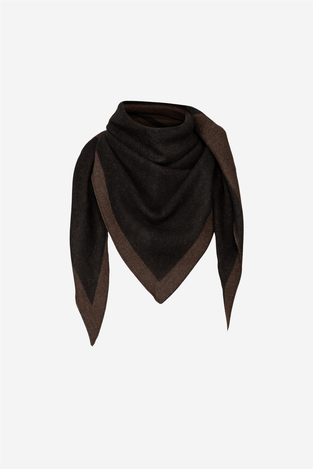 Envelope 1976 Tilbehør Triangle Scarf Tobacco/Black