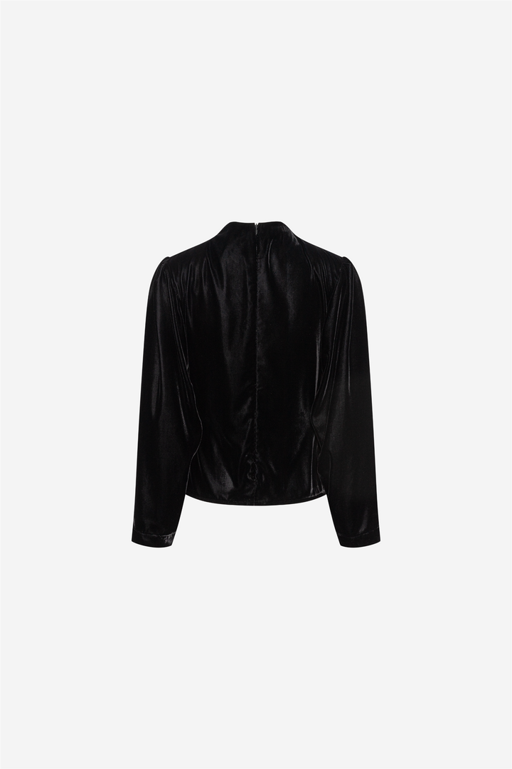 Envelope1976 Bluser & Skjorter Jet Top Velvet Black