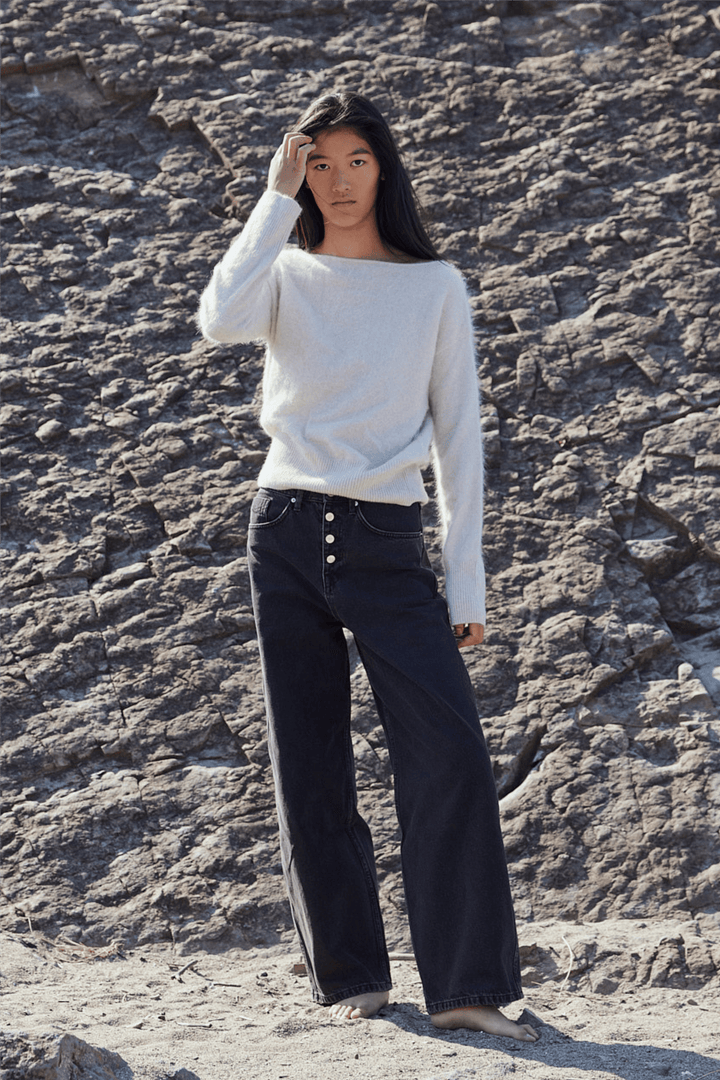 Envelope1976 Genser & Cardigan Cloud Knit Cream