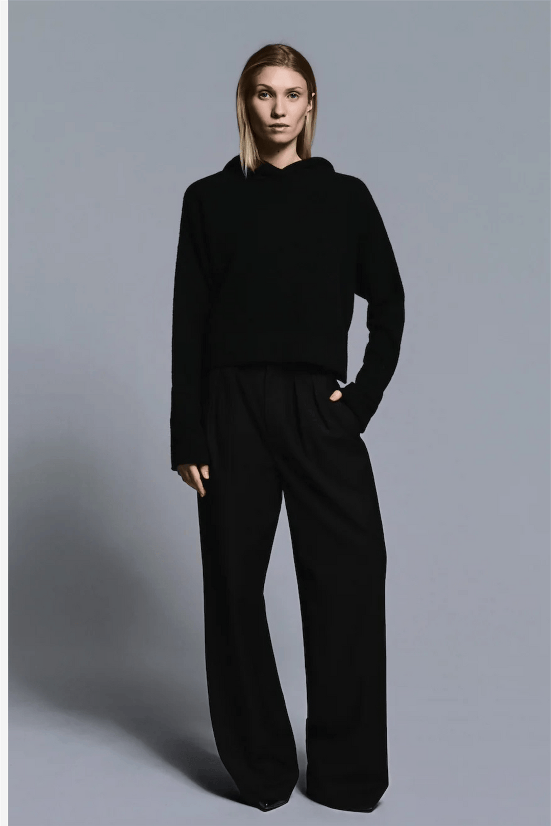 Envelope1976 Genser &amp; Cardigan Everyday Hoodie Black
