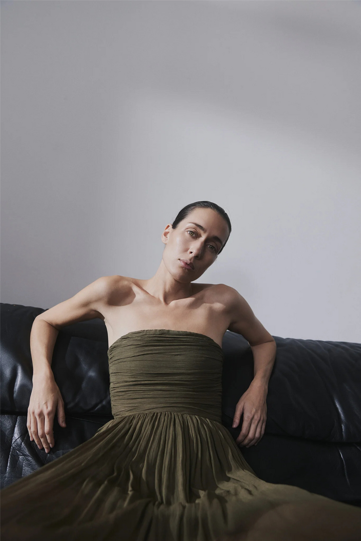Envelope1976 Kjoler & jumpsuits Amalfi Dress Dark Olive
