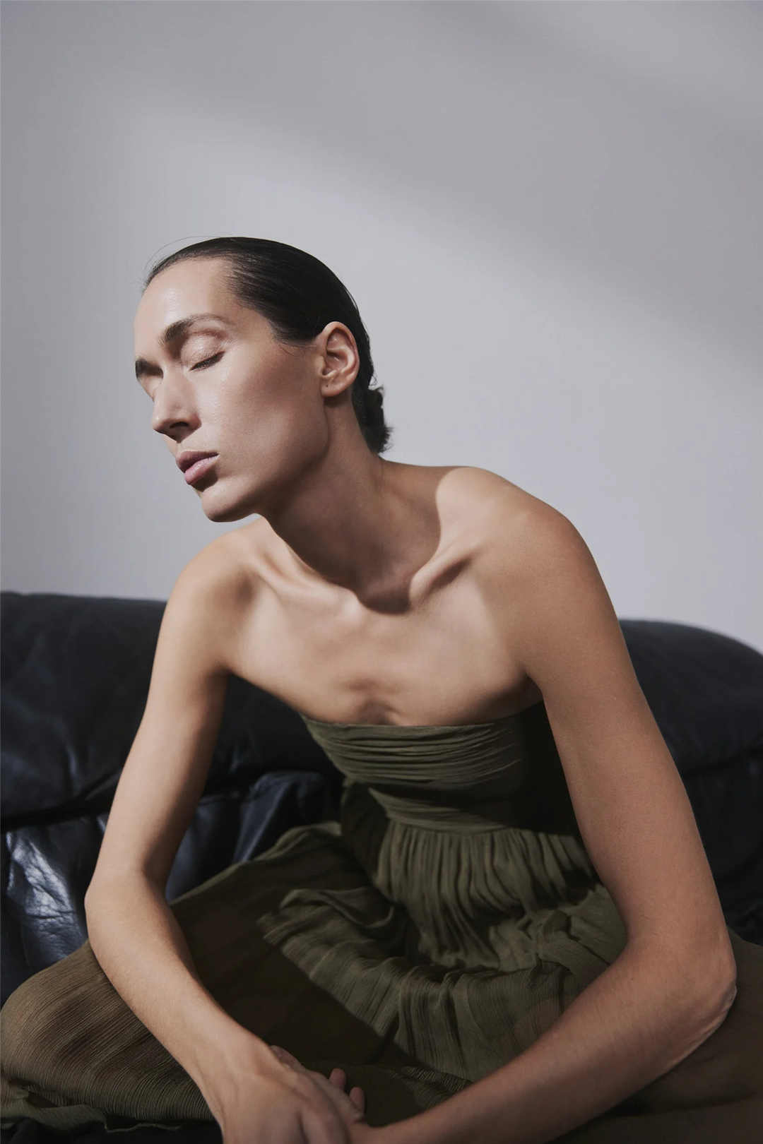 Envelope1976 Kjoler & jumpsuits Amalfi Dress Dark Olive