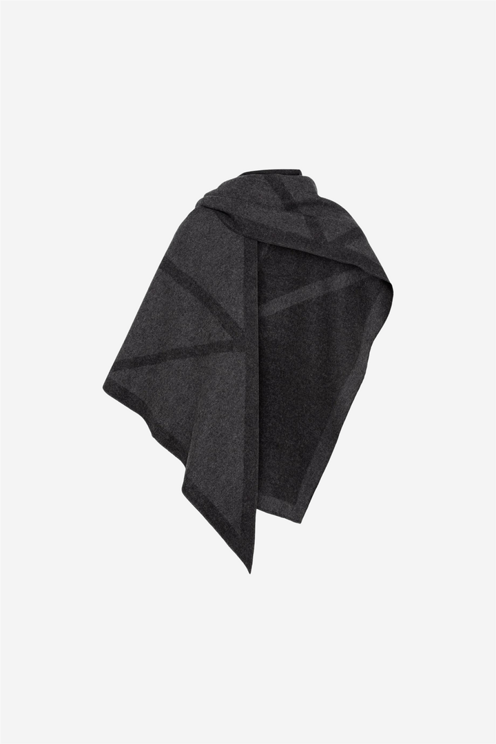 Envelope1976 Tilbehør Triangle Scarf Charcoal/Volcano