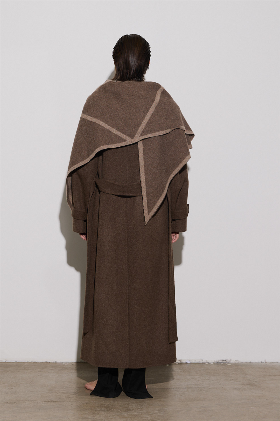 Envelope1976 Tilbehør Triangle Scarf Tobacco/Cacao