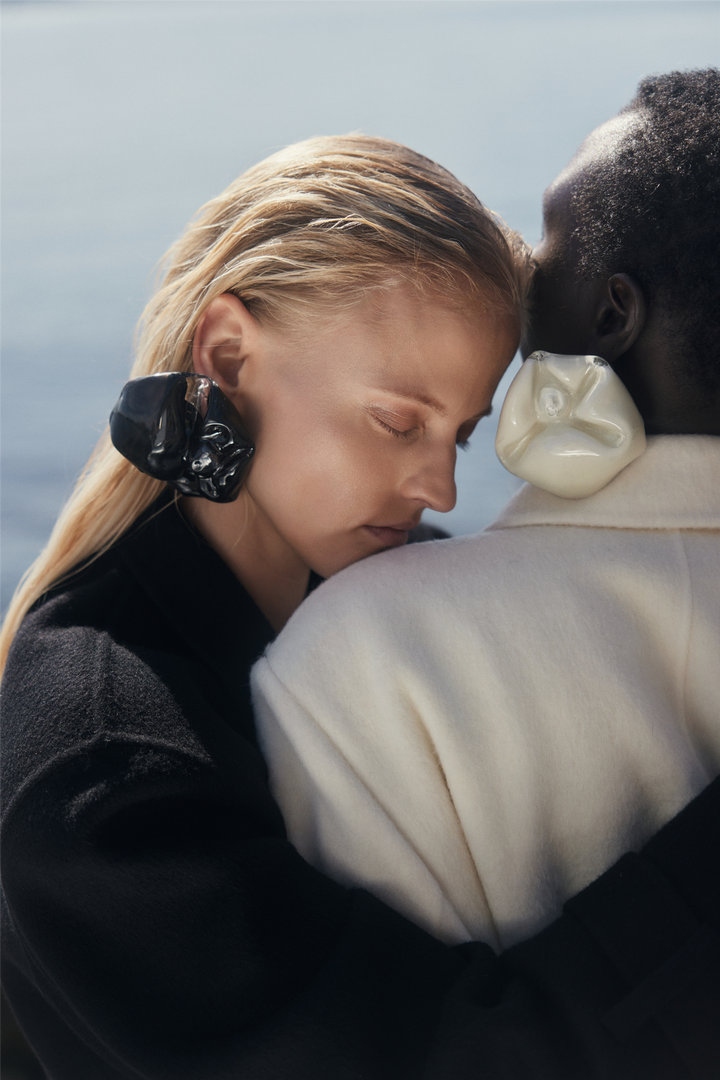 Envelope1976 Yttertøy Saville coat Black