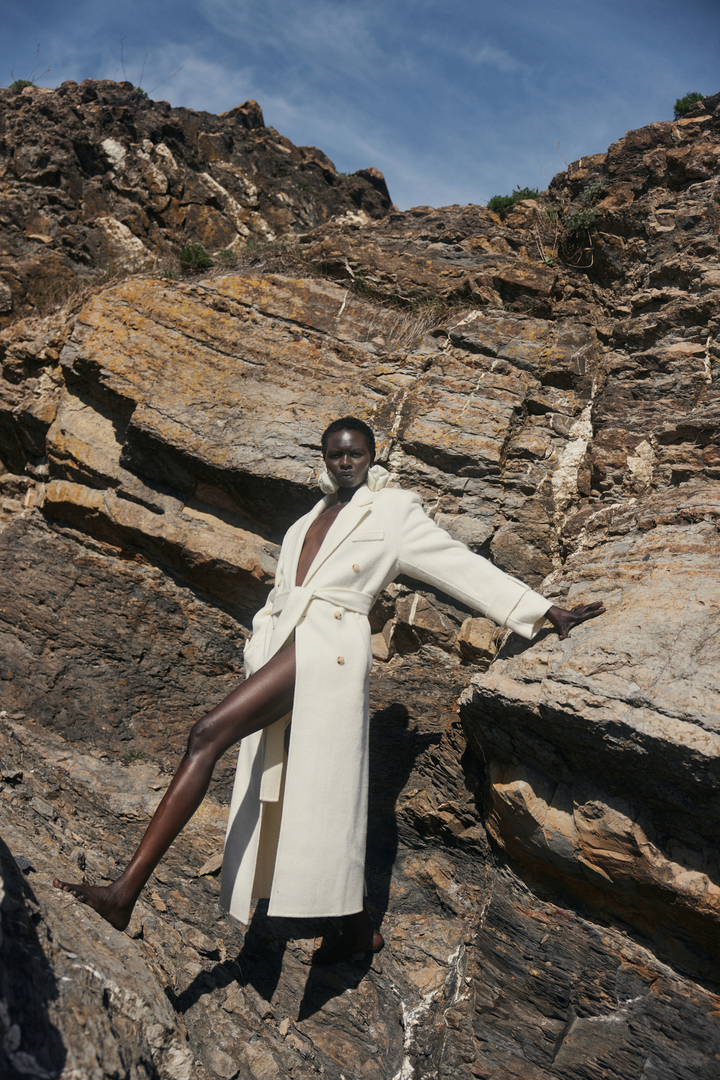 Envelope1976 Yttertøy Saville coat Cream