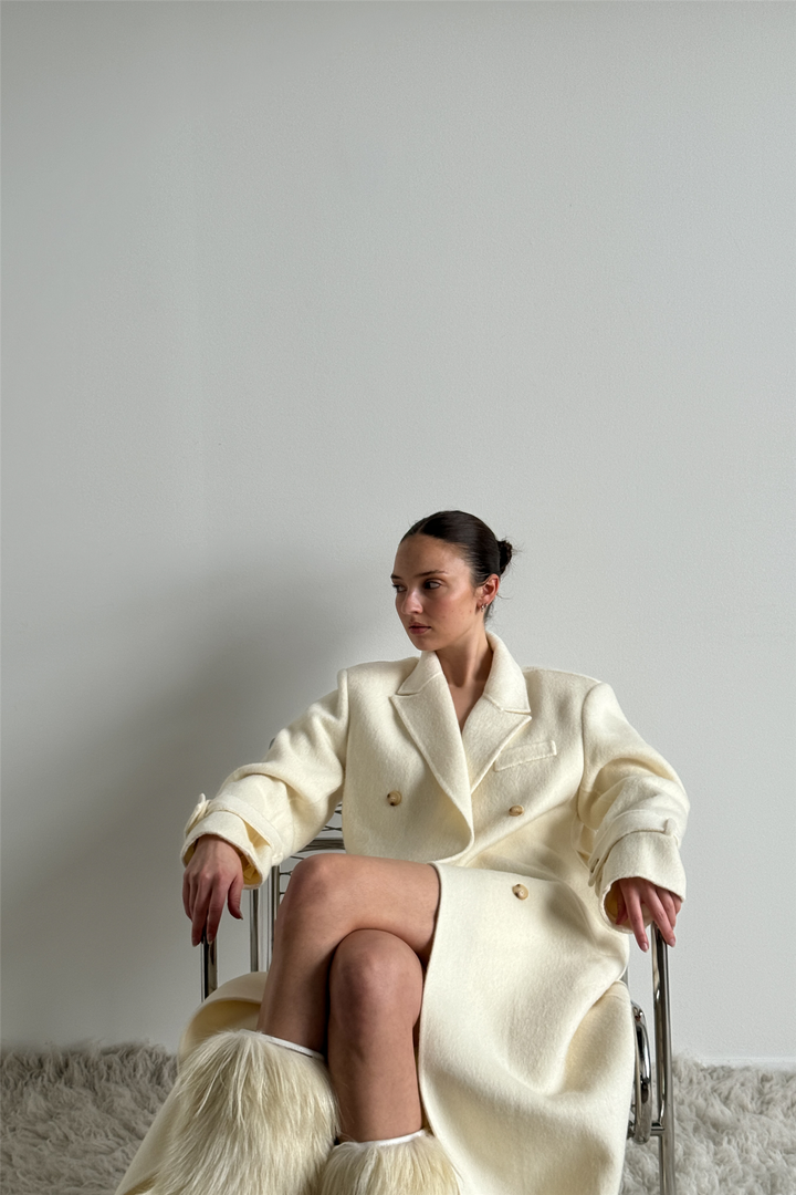 Envelope1976 Yttertøy Saville coat Cream