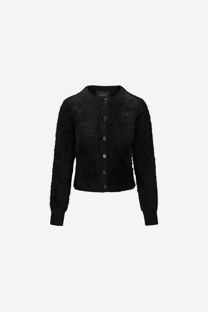 Luna Chunky Cardigan Black