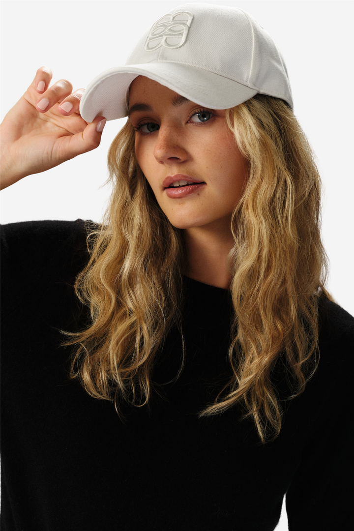 June Denim Cap White