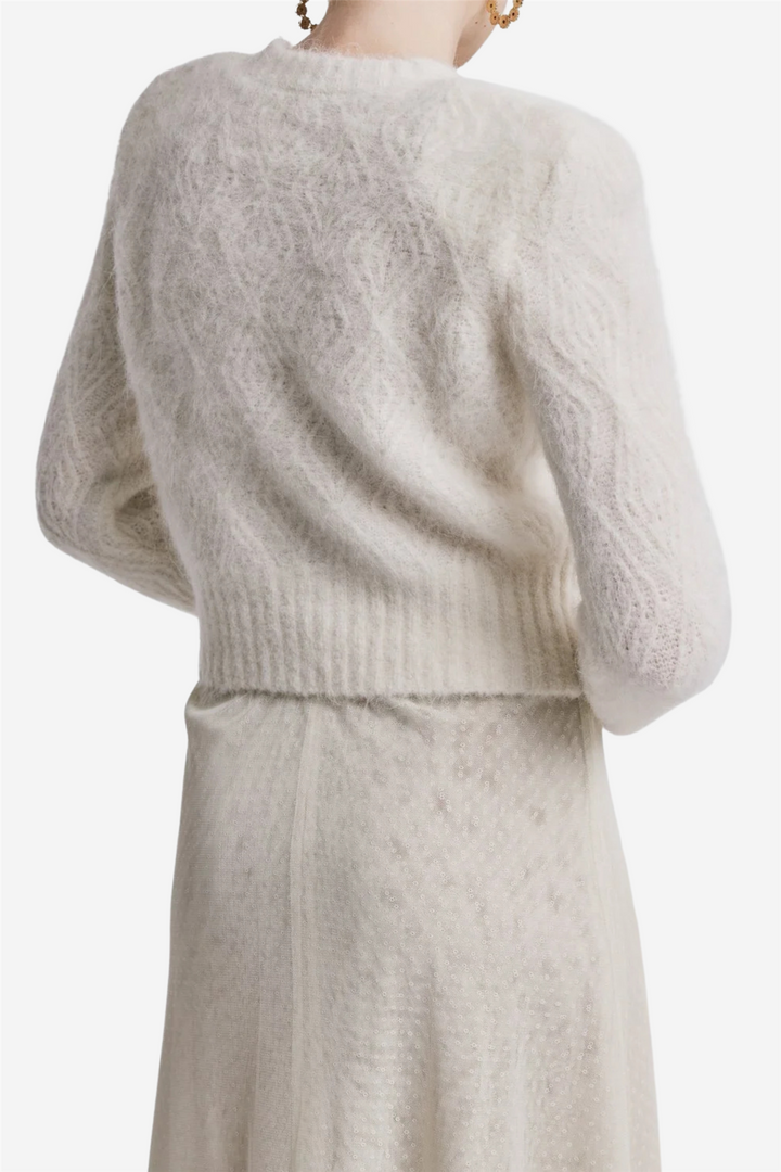 Alpaca Top Off White