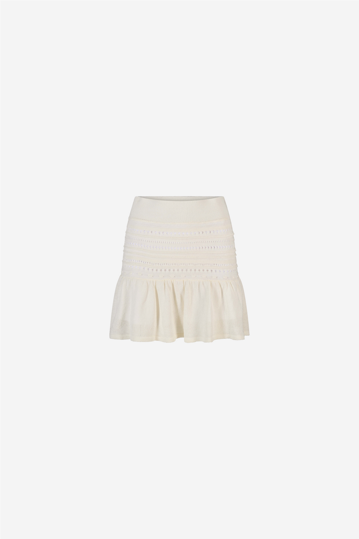 Gina Cotton Skirt White
