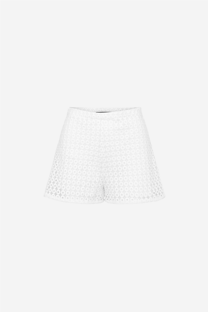 Celia Shorts White
