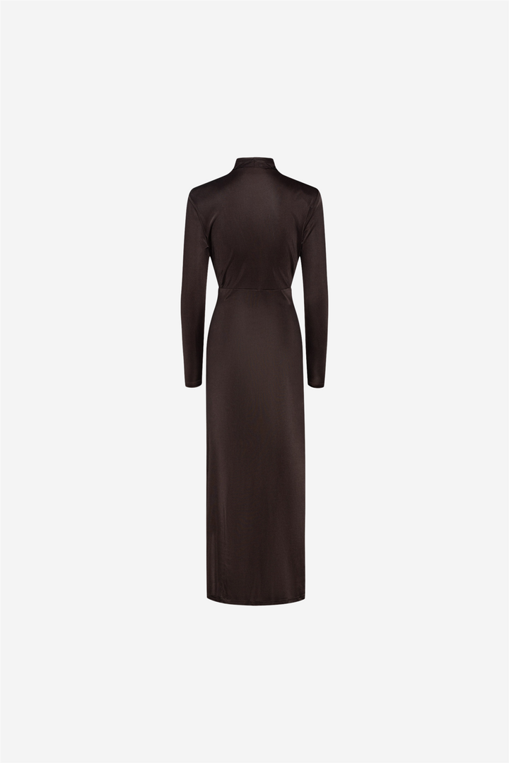 Midnight dress long Brown