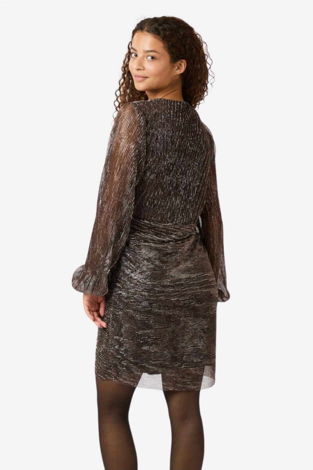 Wallis Glitz Dress Bronze