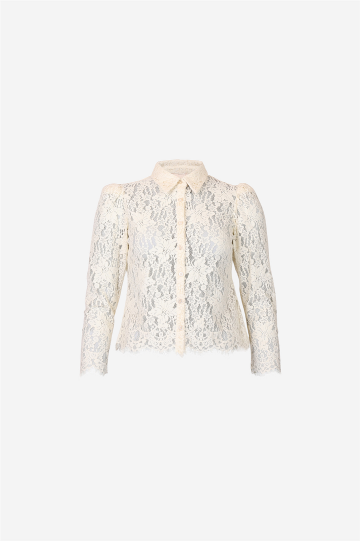 Lace Shirt Vintage White