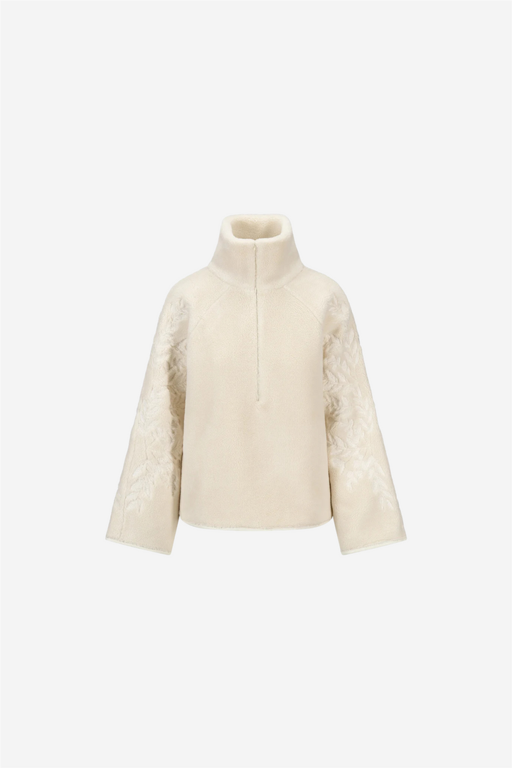 Enya Fleece Half Zip Cream