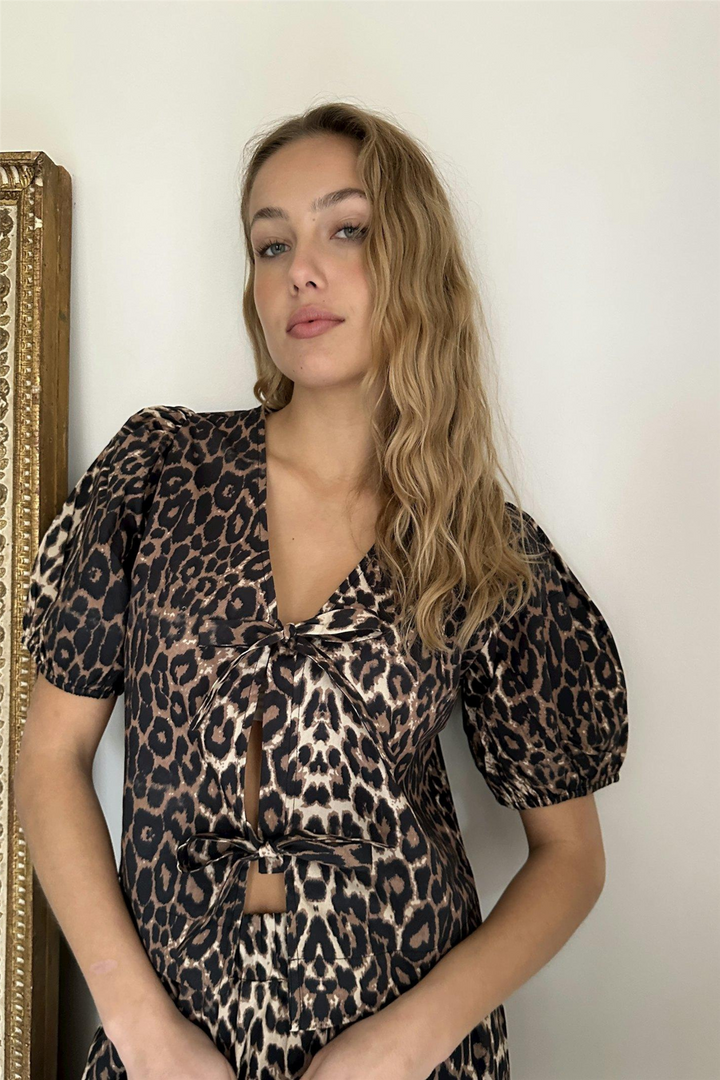 Bianca Leo Bloouse Leopard