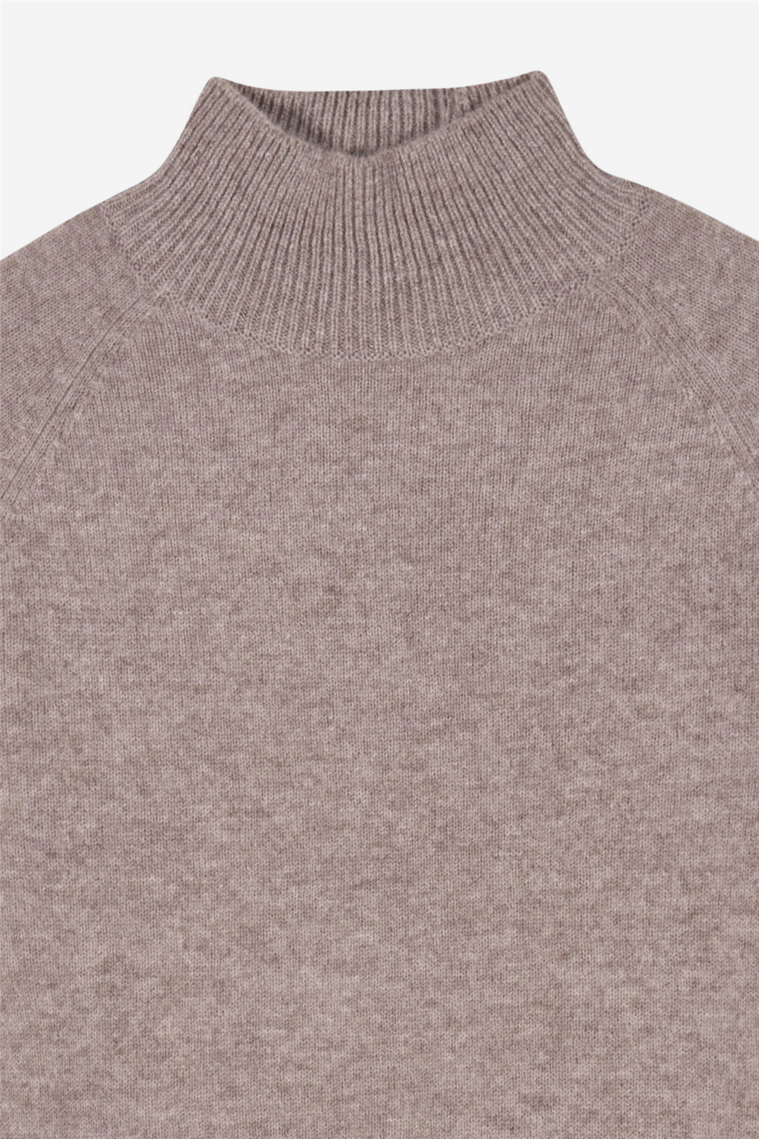 Mock Neck Sweater Taupe