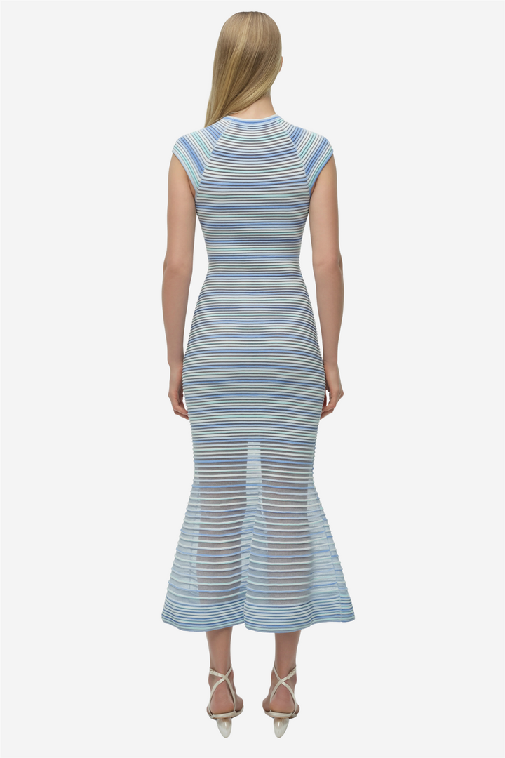 Danica Knit Midi Dress Periwinkle Multi