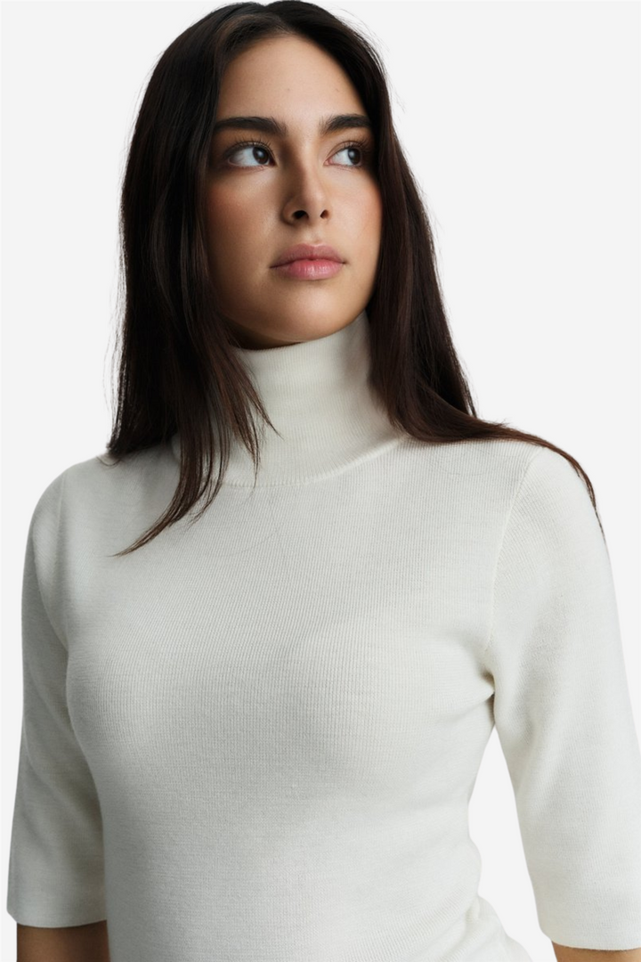 Melly Merino Tee White
