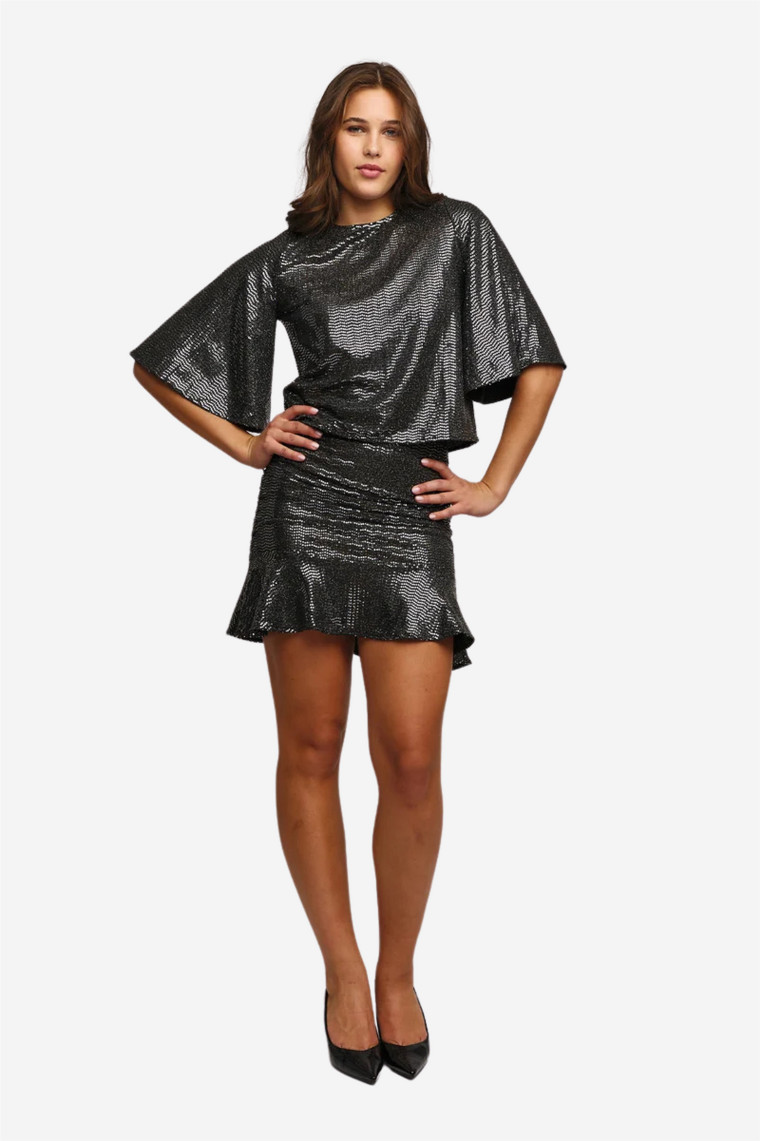 Ginger Silver Skirt Silver