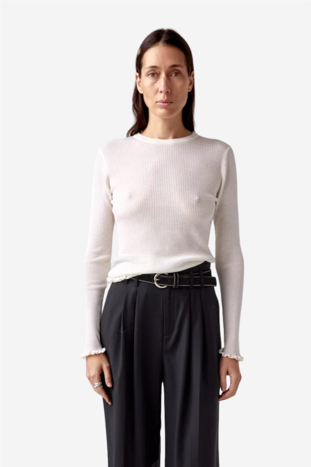 Manu Merino Sweater White