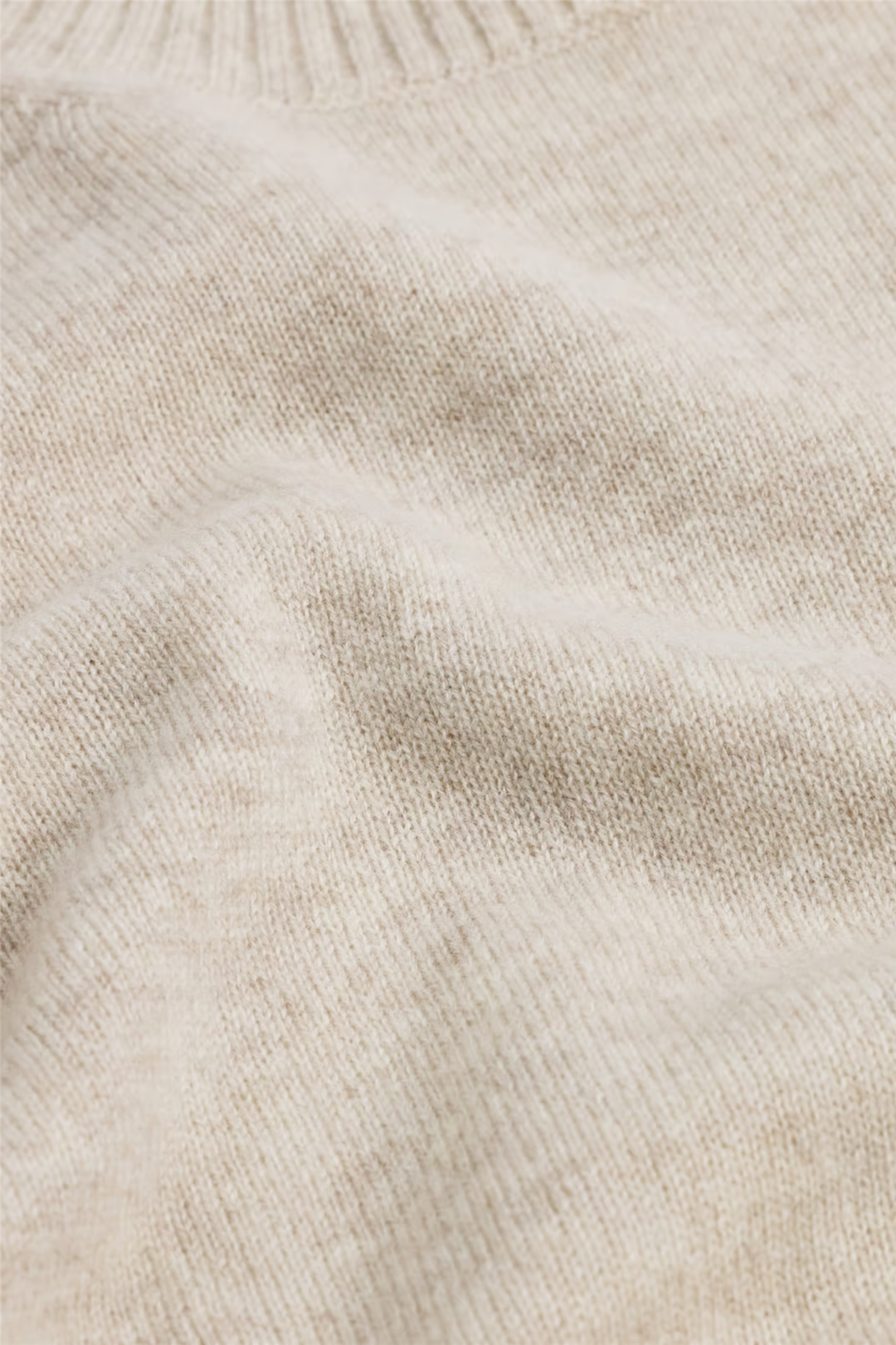 W. Cashmere Crewneck Sand