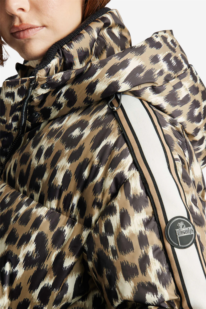 Ada Jacket Leopard Flou Savane
