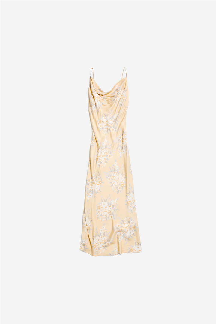 Eila Print Dress Lt. Orange mix
