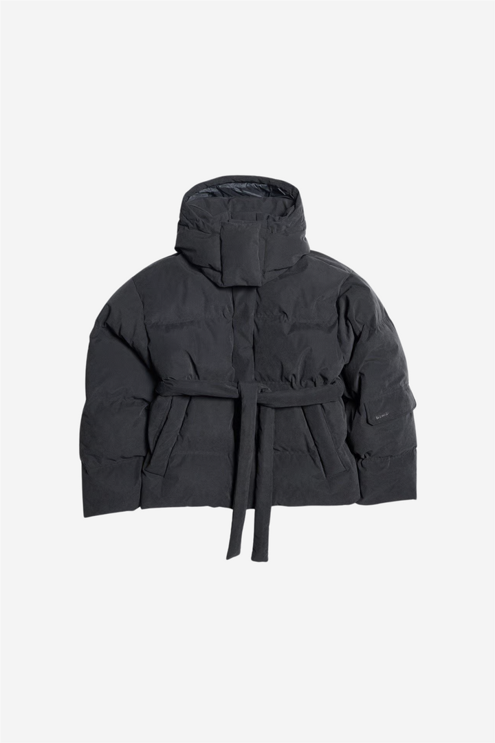 Steilia Brushed Down Jacket Black