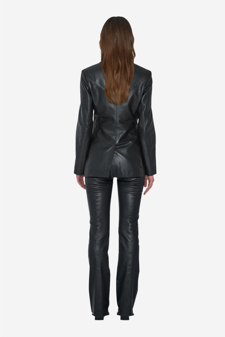 Stretch Leather Pants