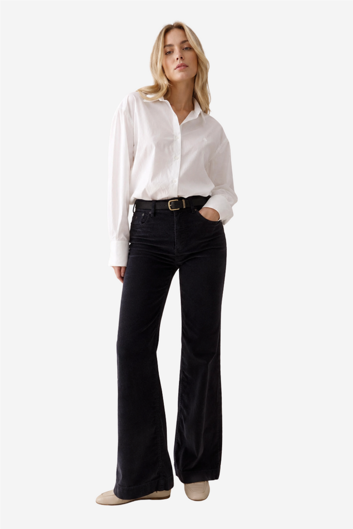 Palazzo Mistral Shiny Cord Navy