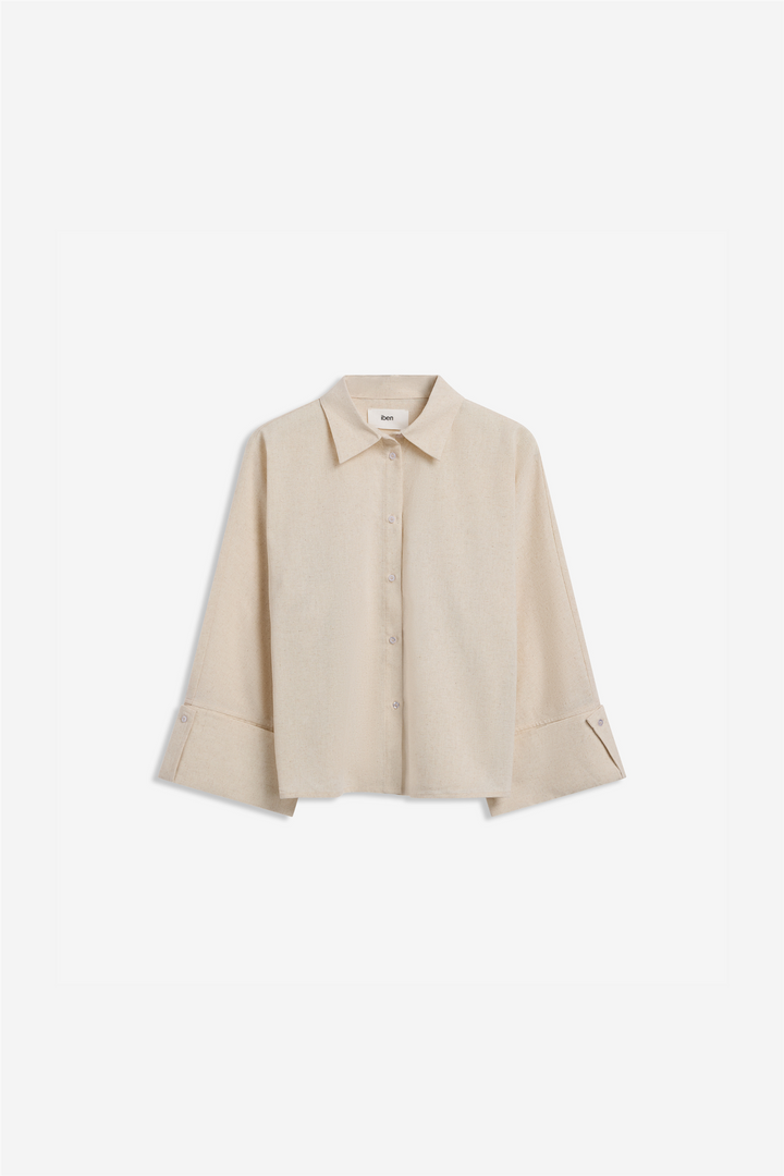 Atari Linen Shirt Raw Beige