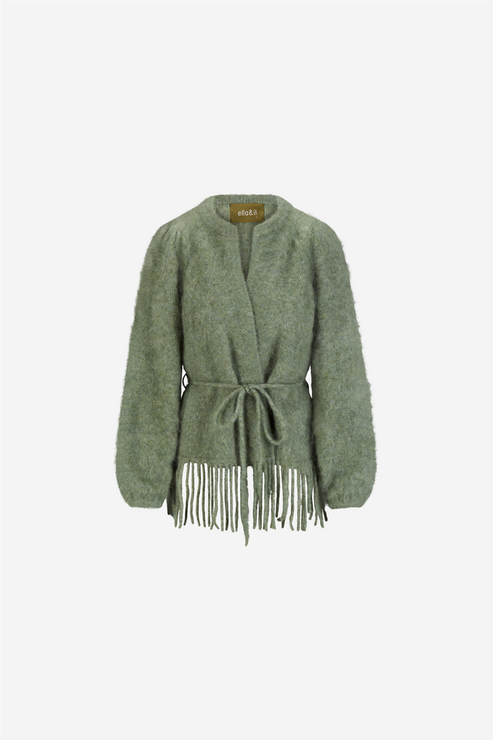 Fidele Chunky Cardigan Sage Green