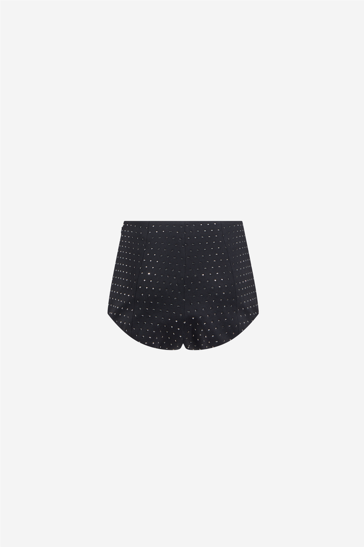 Tami Crystal Culotte Black