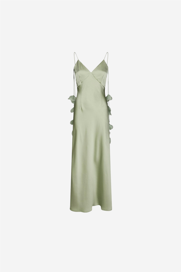 Colly Heavy Sateen Dress  Mint Green