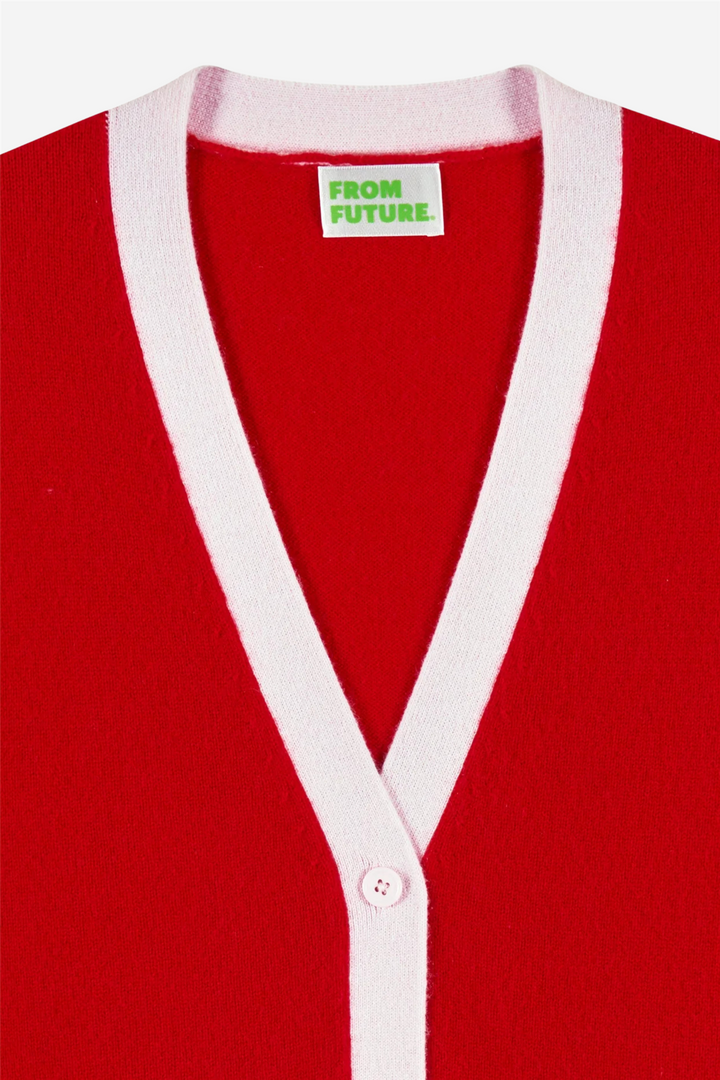 From Future Genser & Cardigan Cardigan Passion Red