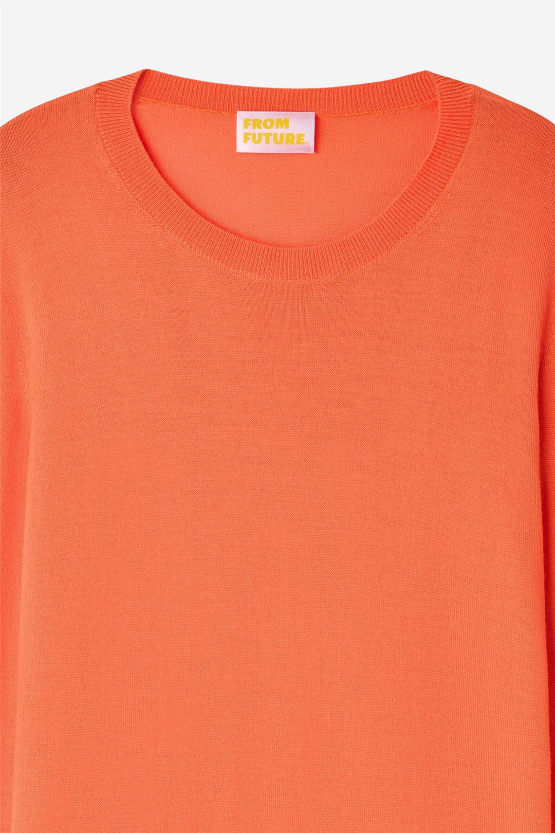From Future Genser & Cardigan Crewneck Sweater Fire Orange